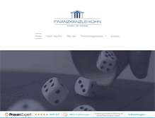 Tablet Screenshot of finanzkanzlei.biz